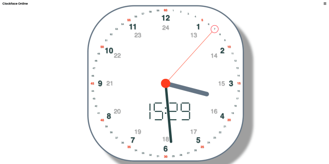 Clockface - Live Clock Face - Home