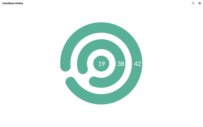 Circles Clock
